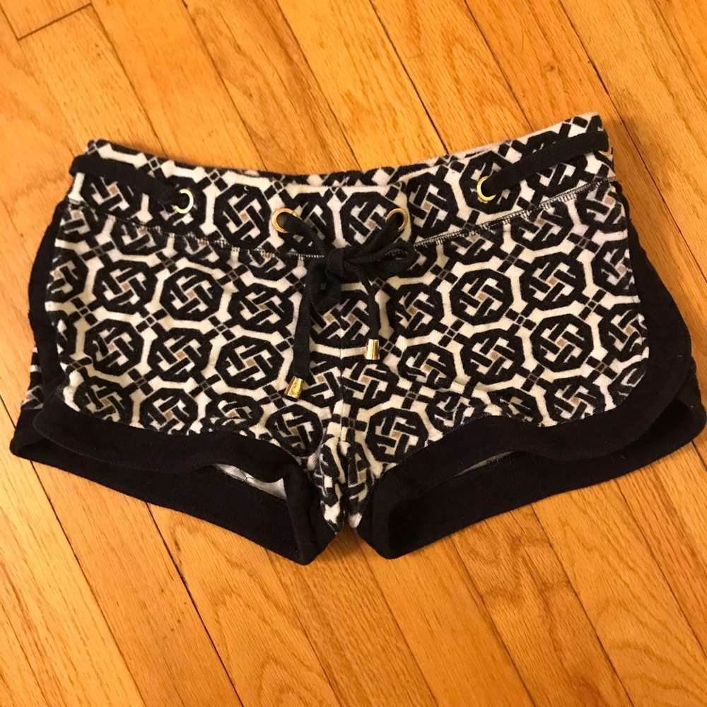 Juicy terry booty shorts